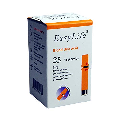 EasyLife Uric Acid Test-Strips 25-Strip Pack